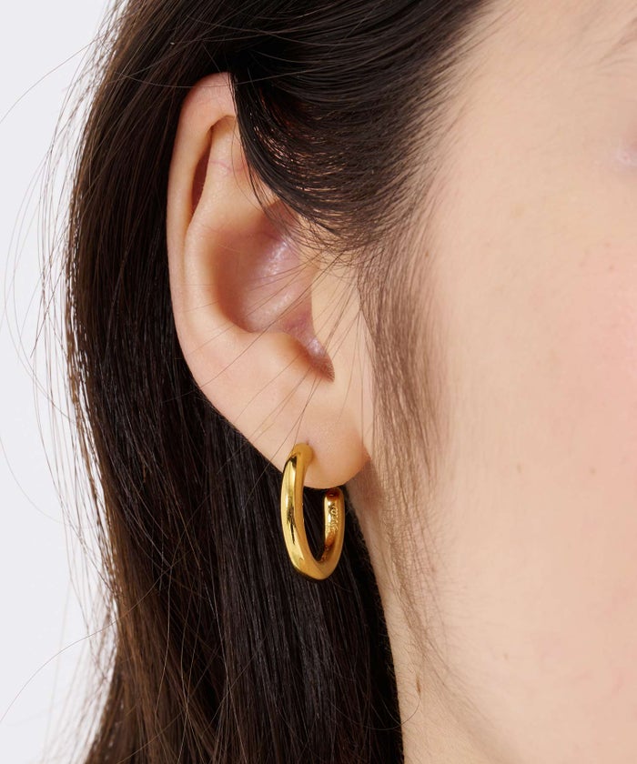 ピアス/アクセサリー/プランプフープ ステンレス ピアス TINA：JOJUN