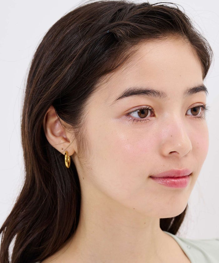 ピアス/アクセサリー/プランプフープ ステンレス ピアス TINA：JOJUN