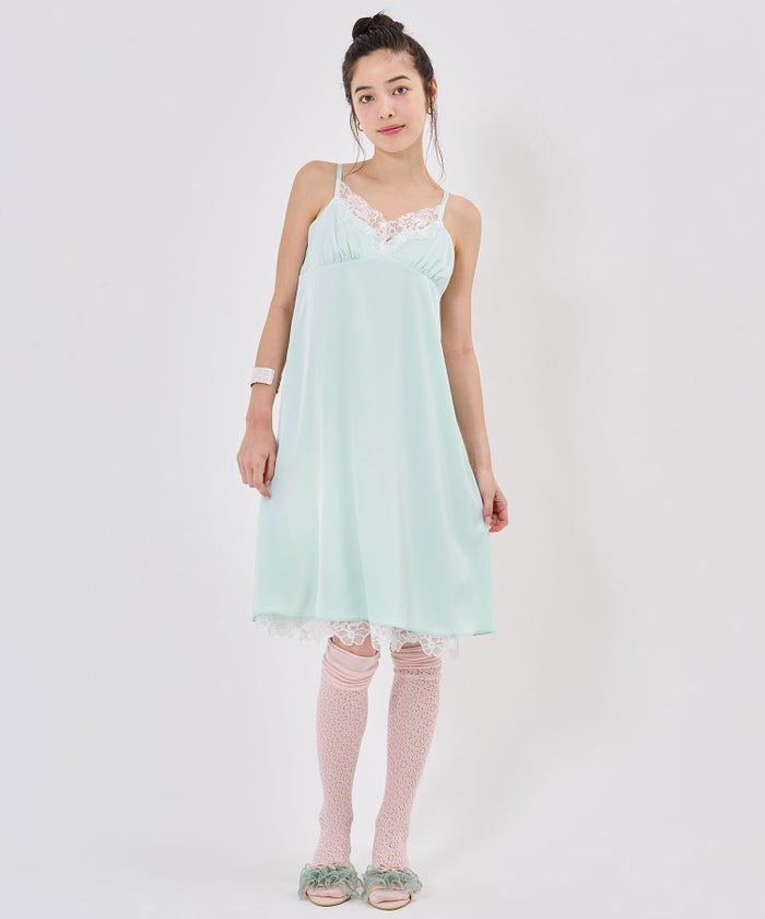 靴下/ニット/アイレット ニーハイ ソックス TINA：JOJUN