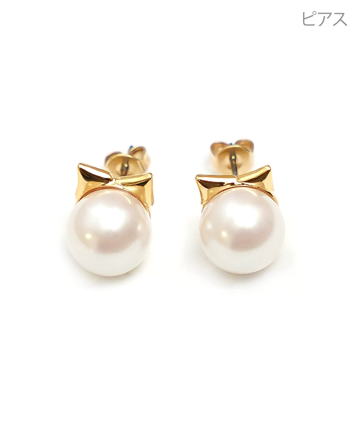 キャット パール ピアス イヤリング Cat Pearl Pierce Earring