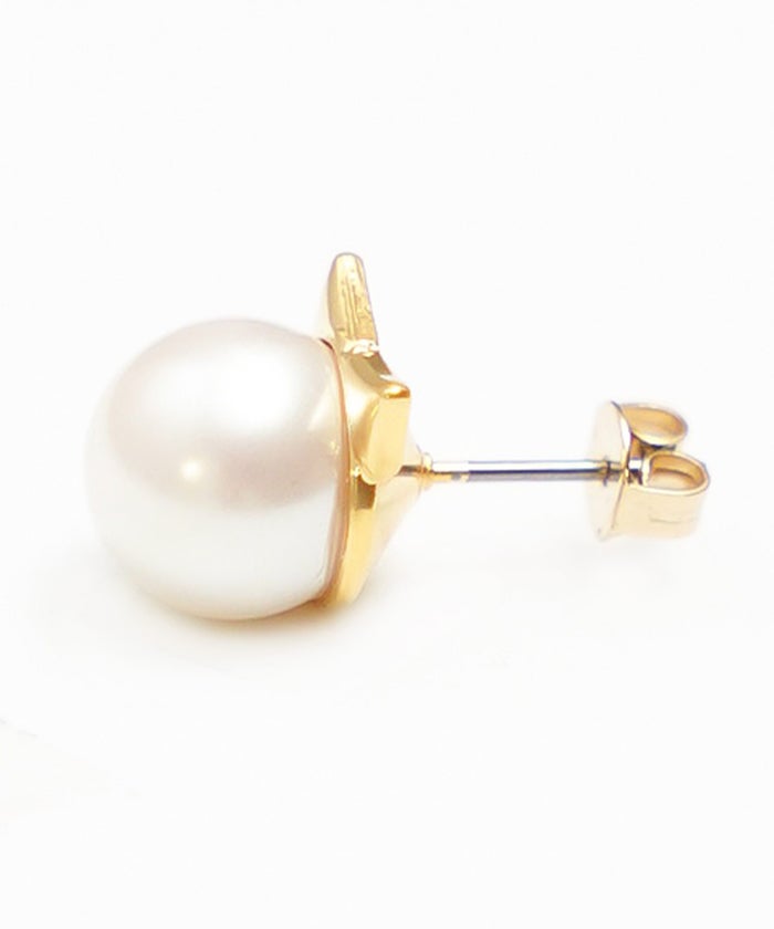 キャット パール ピアス イヤリング Cat Pearl Pierce Earring