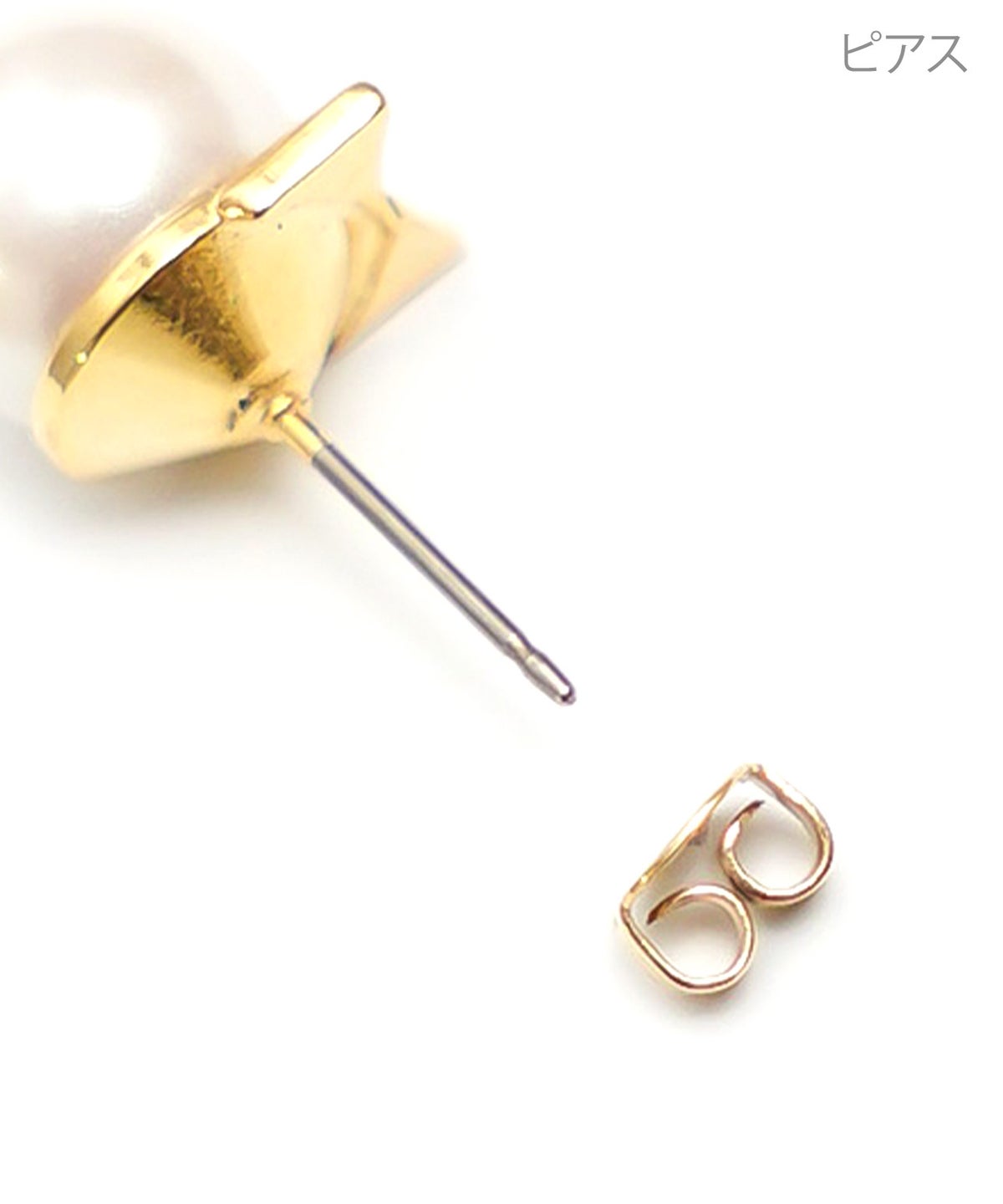 キャット パール ピアス イヤリング Cat Pearl Pierce Earring