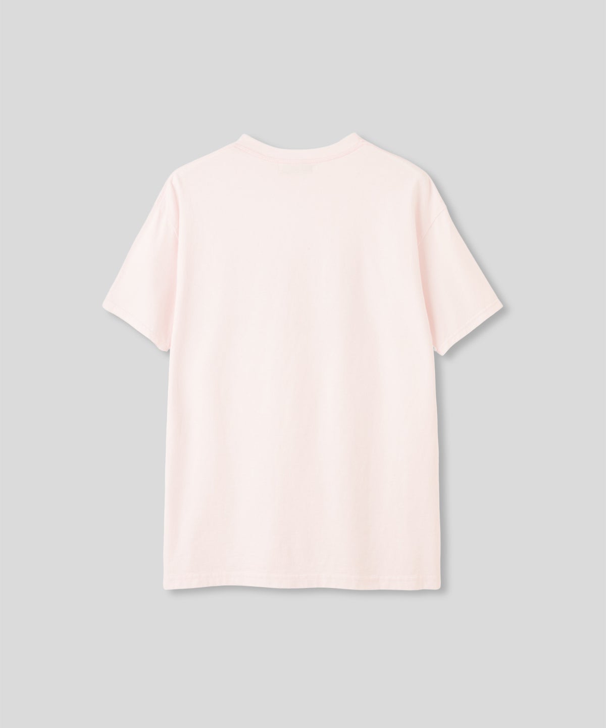 グレー ピンク ブラック 半袖 Tシャツ クロックフロッキープリント ウォッシャブル M L カラフルフロッキープリントTシャツ AT THE TRNK ＠