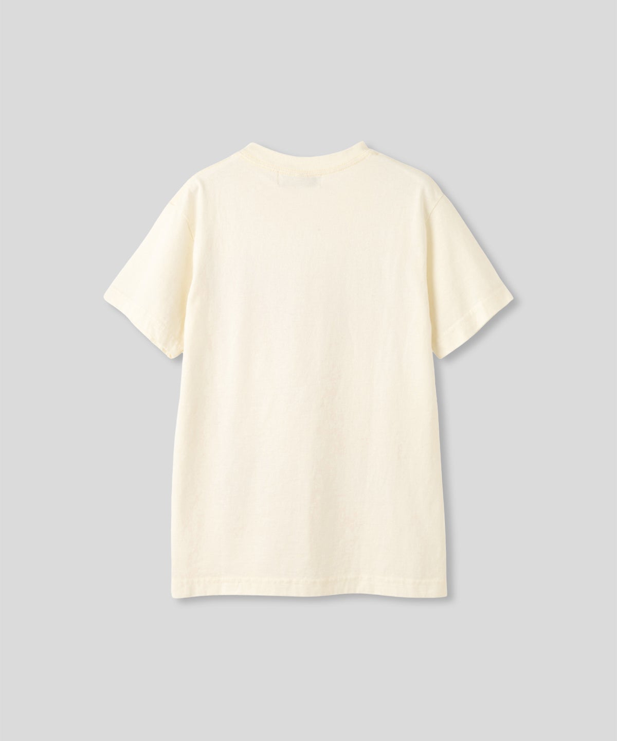アイボリー グレー ブラック Tシャツ プリント 半袖 ウォッシャブル M L レコードプリントＴシャツ AT THE TRNK ＠