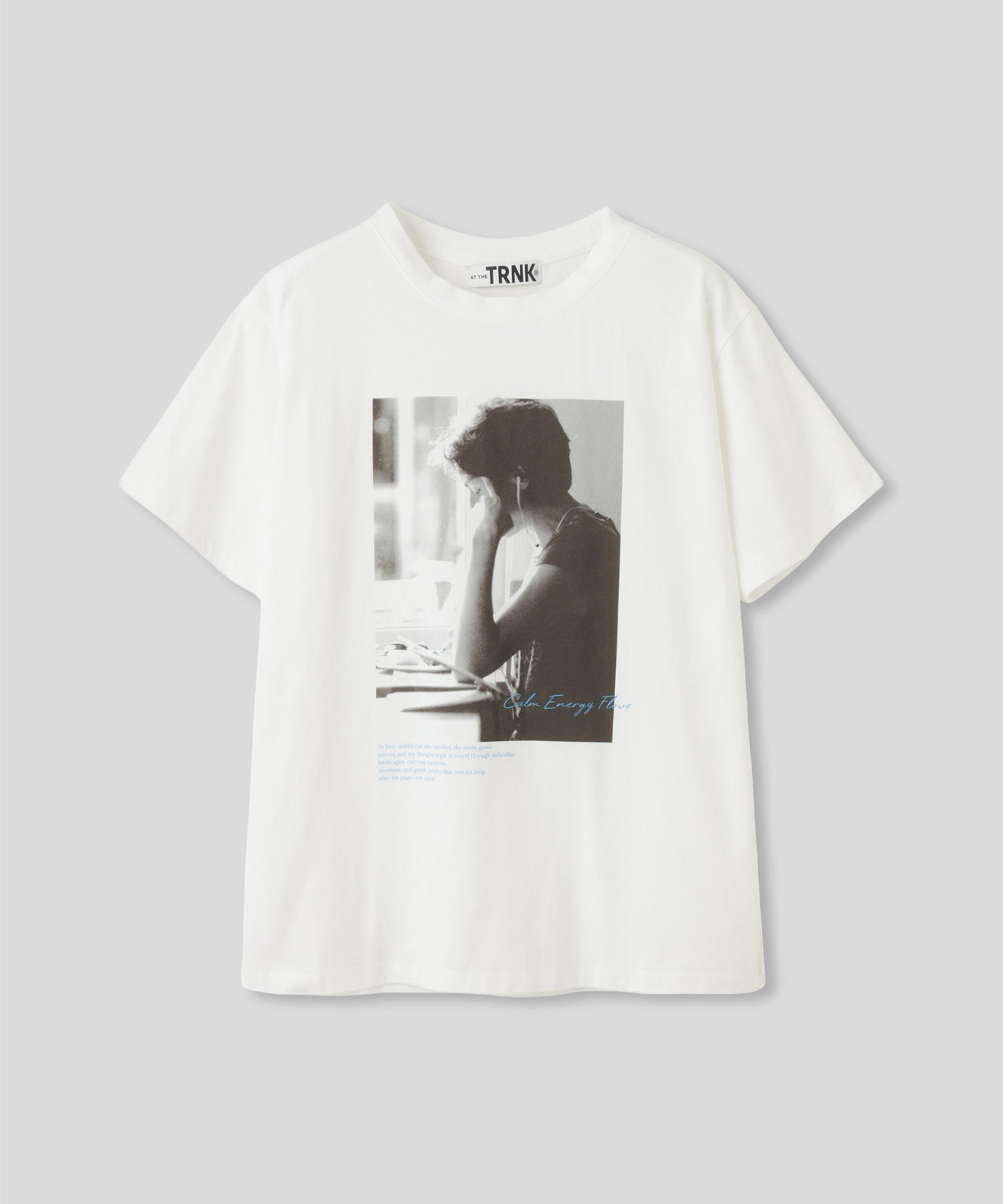 女性プリント フォト Tシャツ AT THE TRNK 全3色｜rnk531-0006【1
