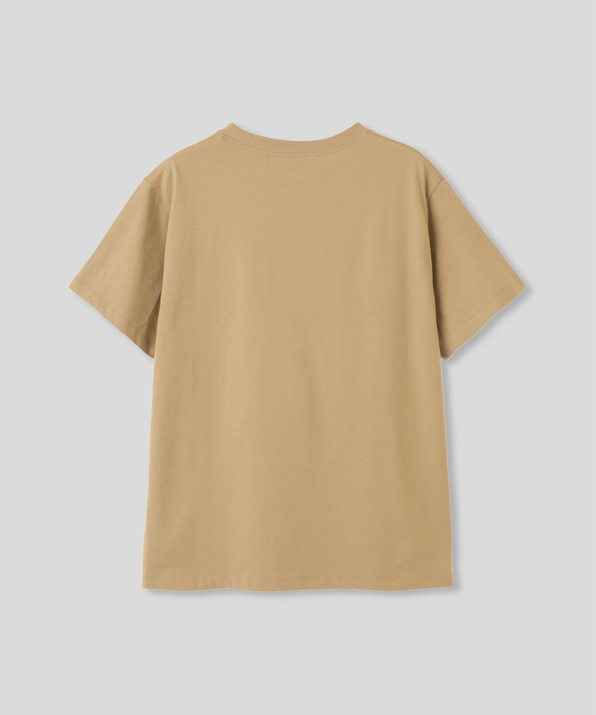 ホワイト チャコール ベージュ 半袖 Tシャツ プリント ウォッシャブル フリーサイズ フォトTシャツ　女性プリント AT THE TRNK ＠