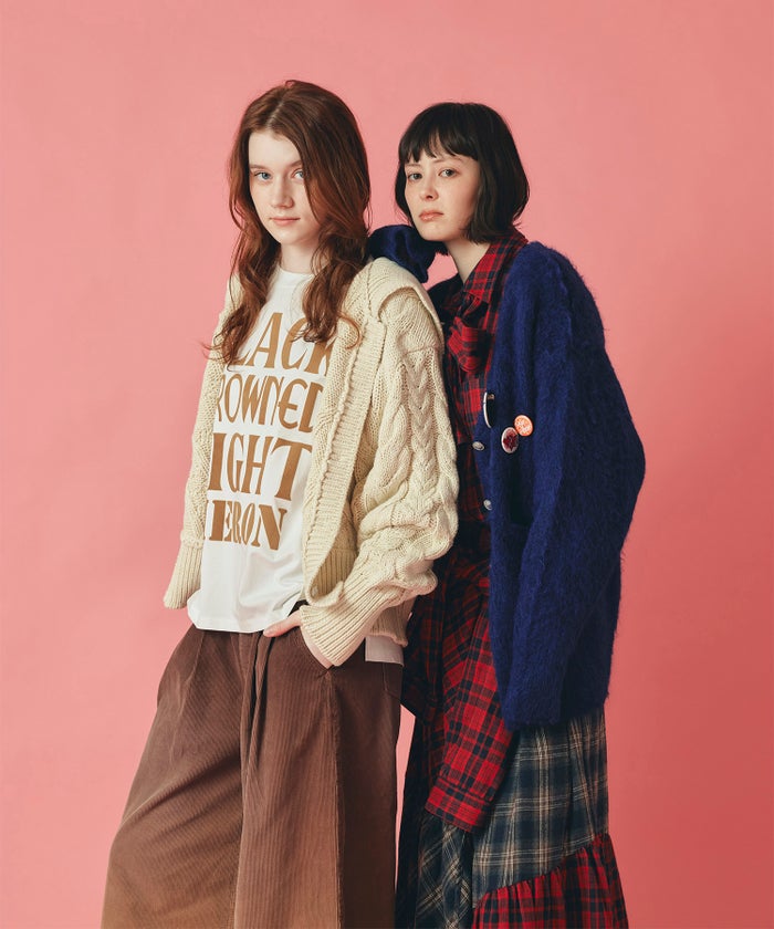 ホワイト チャコール ブラック ノースリーブ Tシャツ ウォッシャブル フリーサイズ ノースリプリントＴシャツ AT THE TRNK ＠