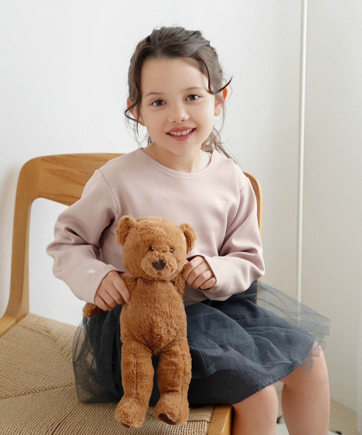 トップス カットソー 長袖 キッズ 親子 おしゃれ おそろい シンプ 90 100 110 120 秋 春 vaniller kids 長袖 Tシャツ le reve vaniller