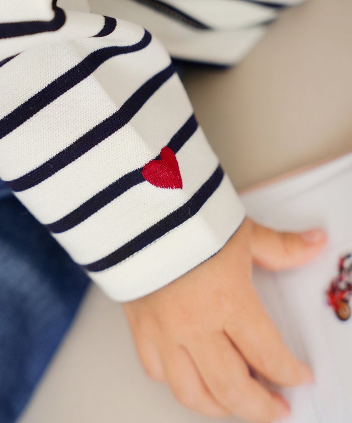 トップス カットソー 長袖 キッズ 親子 おしゃれ おそろい シンプ 90 100 110 120 秋 春 vaniller kids 長袖 Tシャツ le reve vaniller