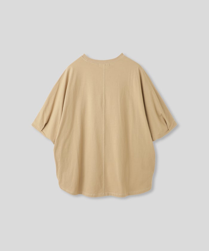 ホワイト チャコール ベージュ Tシャツ フォトプリント ビッグシルエット ウォッシャブル フリーサイズ ビックシルエットフォトＴ AT THE TRNK
