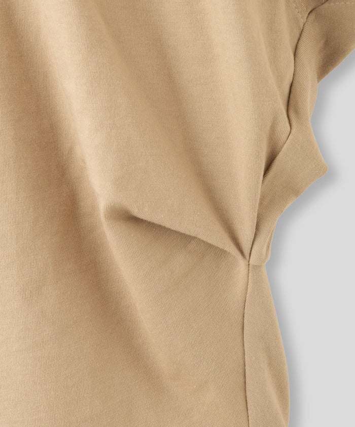 ホワイト チャコール ベージュ Tシャツ フォトプリント ビッグシルエット ウォッシャブル フリーサイズ ビックシルエットフォトＴ AT THE TRNK
