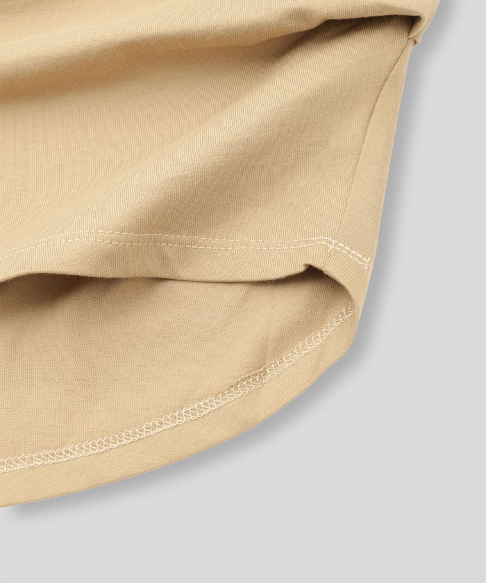 ホワイト チャコール ベージュ Tシャツ フォトプリント ビッグシルエット ウォッシャブル フリーサイズ ビックシルエットフォトＴ AT THE TRNK