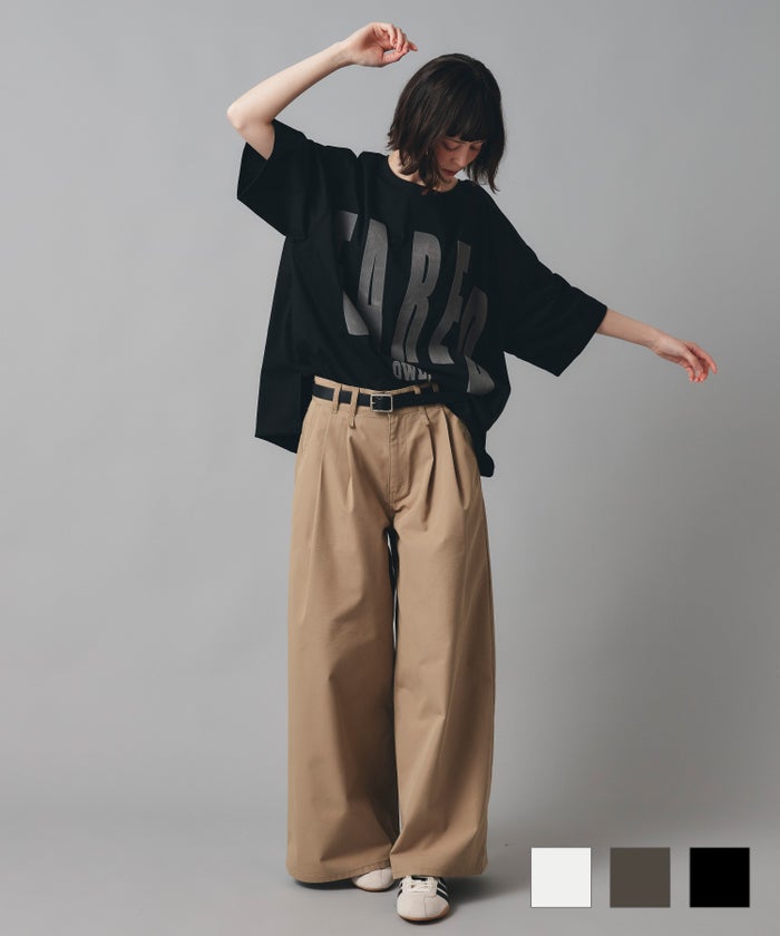2way ビックフロッキーロゴ Tシャツ AT THE TRNK 全3色｜rnk531-0015【1】