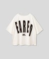 ホワイト チャコール ブラック Tシャツ フロッキーロゴ 半袖 ウォッシャブル フリーサイズ 2wayビックフロッキーロゴ Tシャツ AT THE TRNK