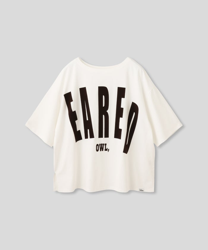 ホワイト チャコール ブラック Tシャツ フロッキーロゴ 半袖 ウォッシャブル フリーサイズ 2wayビックフロッキーロゴ Tシャツ AT THE TRNK