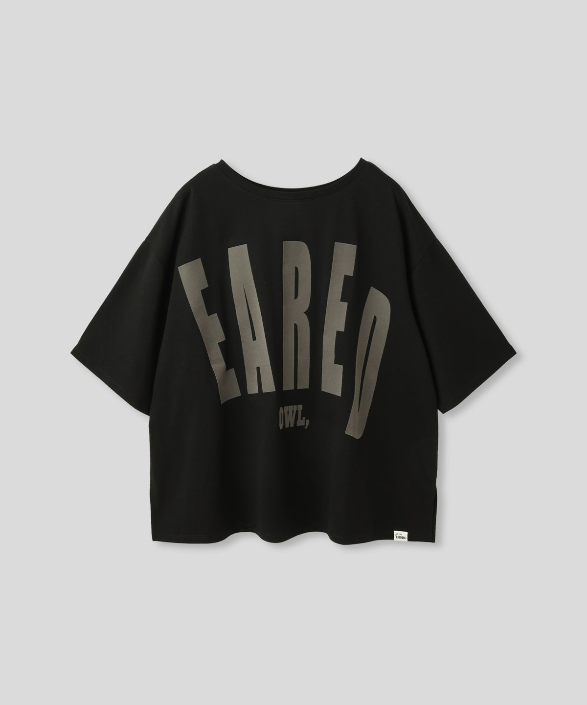 ホワイト チャコール ブラック Tシャツ フロッキーロゴ 半袖 ウォッシャブル フリーサイズ 2wayビックフロッキーロゴ Tシャツ AT THE TRNK
