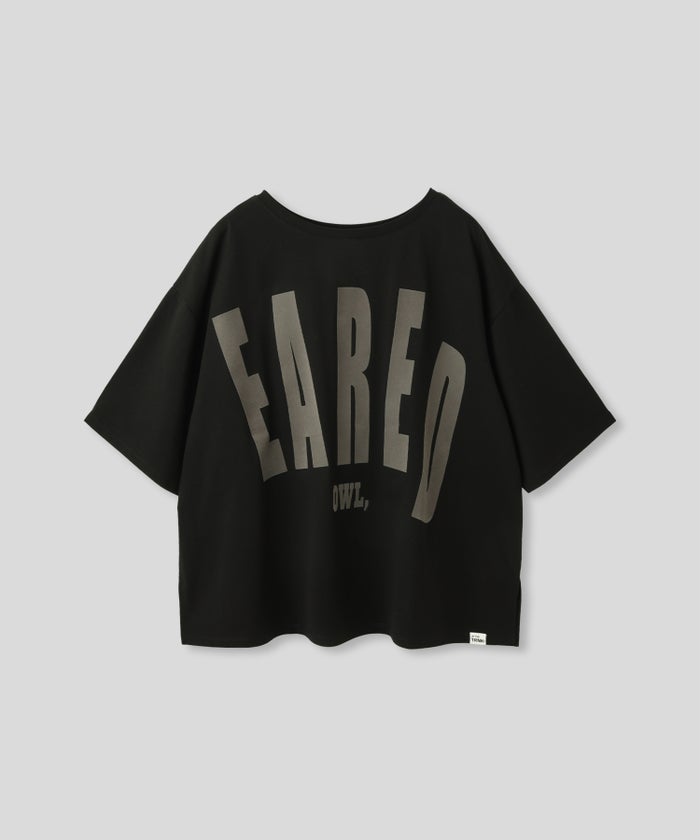 ホワイト チャコール ブラック Tシャツ フロッキーロゴ 半袖 ウォッシャブル フリーサイズ 2wayビックフロッキーロゴ Tシャツ AT THE TRNK