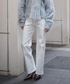 ハイウエストデニム ワイドデニム ストレートパンツ 美脚 モード キノザケイ KINO THE KEI 