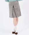 フロント インバーテッド プリーツスカート TINA：JOJUN