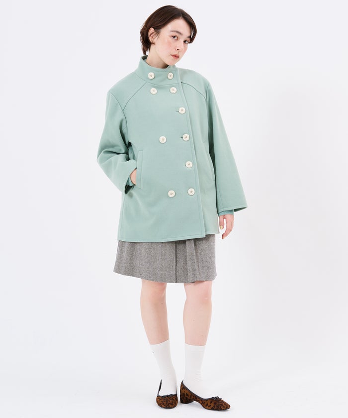フロント インバーテッド プリーツスカート TINA：JOJUN