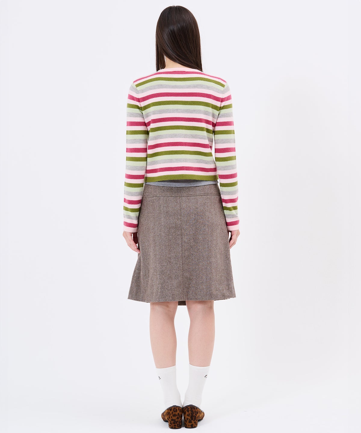 フロント インバーテッド プリーツスカート TINA：JOJUN