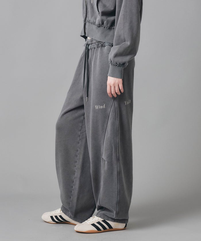 チャコール ベージュ モカ パウダーブリーチ パンツ フリーサイズ パウダーブリーチパンツ AT THE TRNK