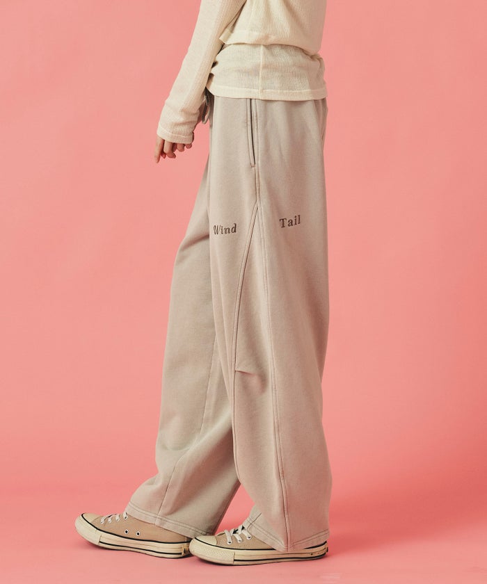 チャコール ベージュ モカ パウダーブリーチ パンツ フリーサイズ パウダーブリーチパンツ AT THE TRNK
