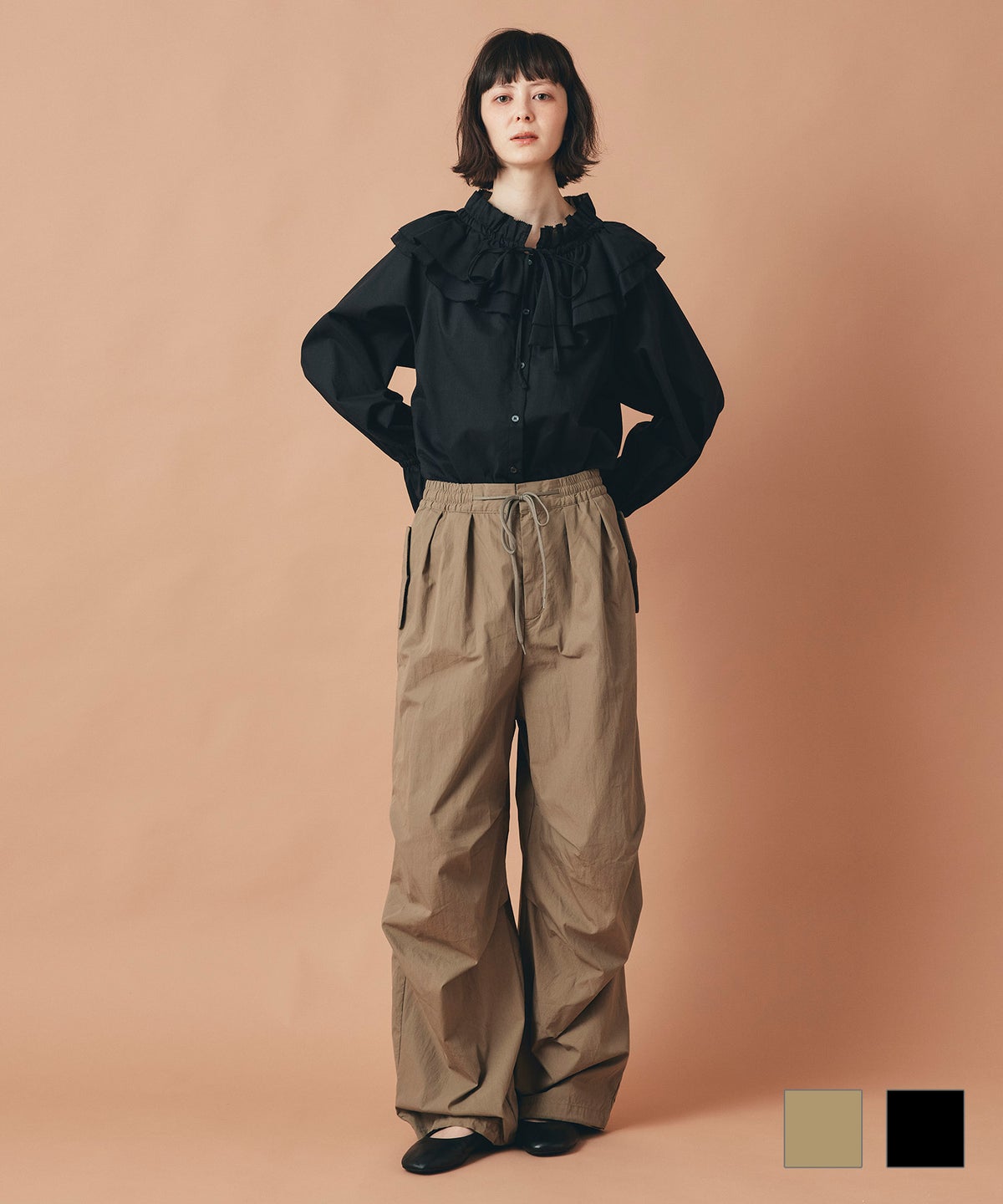 パラシュート パンツ AT THE TRNK 
