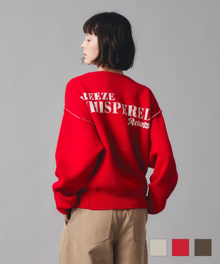 スウェットライク クルー ネック プルオーバー AT THE TRNK