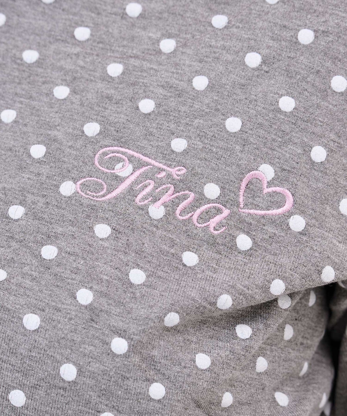 デザイン/ロンT/刺繍入り ドレープロングスリーブTシャツTINA：JOJUNTINA：JOJUN