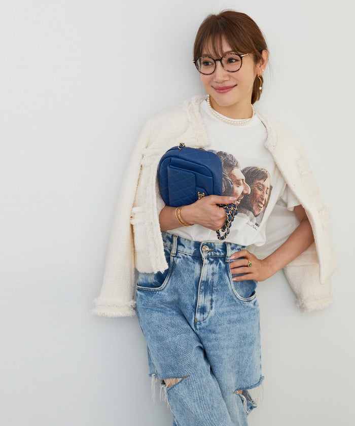 レディース アウター 秋冬 大人可愛い 上品 きれいめ フェミニン エレガント ジョイントスペース ツイードJKT Liala×PG