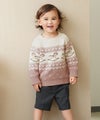 ニット トップス ノルディック柄 木馬 親子 おそろい 秋 冬 可愛い カジュアル フェミニン vaniller kids 木馬柄 ノルディック ニット le reve vaniller