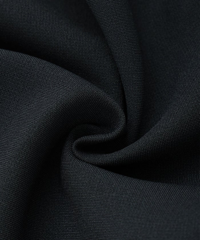 キーネック ペプラム トップス ホワイト ネイビー ベージュ ブラック 長袖 ブラウス M キーネックペプラムトップス HUIT