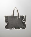 ラッフル ヌビ バッグ スタンダード アイボリー チャコール ネイビー フリーサイズ ラッフルヌビバッグスタンダード HUIT
