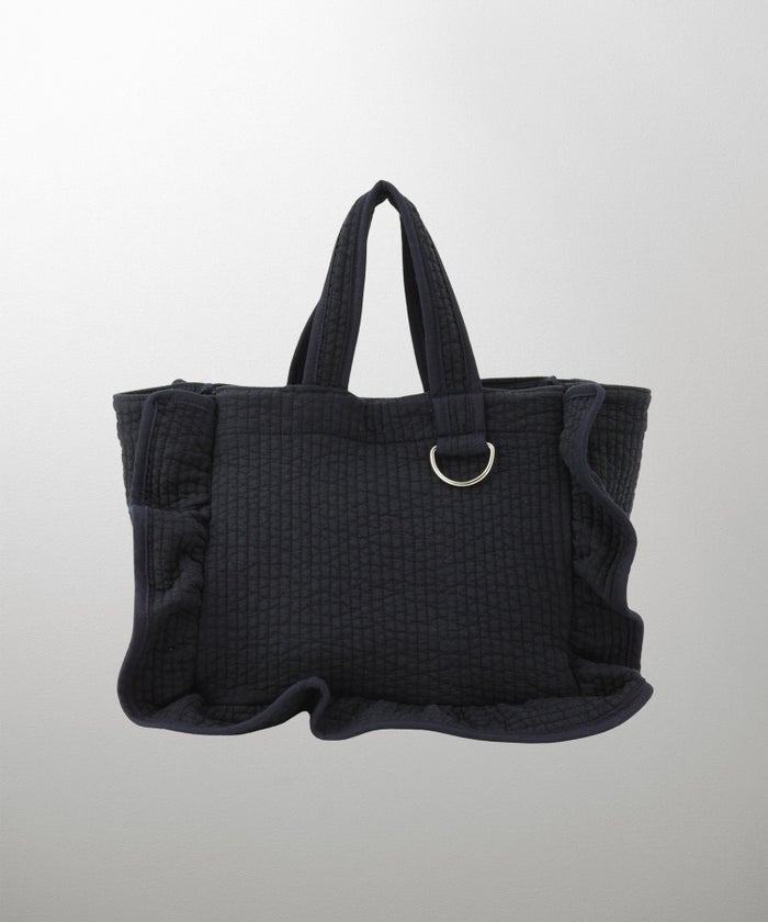 ラッフル ヌビ バッグ スタンダード アイボリー チャコール ネイビー フリーサイズ ラッフルヌビバッグスタンダード HUIT