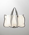 ラッフル ヌビ バッグ Large アイボリー チャコール ネイビー フリーサイズ ラッフルヌビバッグLarge HUIT
