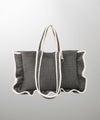 ラッフル ヌビ バッグ Large アイボリー チャコール ネイビー フリーサイズ ラッフルヌビバッグLarge HUIT