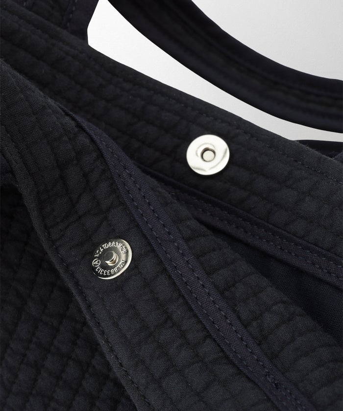 ラッフル ヌビ バッグ Large アイボリー チャコール ネイビー フリーサイズ ラッフルヌビバッグLarge HUIT