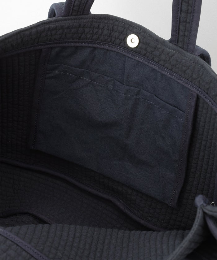 ラッフル ヌビ バッグ Large アイボリー チャコール ネイビー フリーサイズ ラッフルヌビバッグLarge HUIT