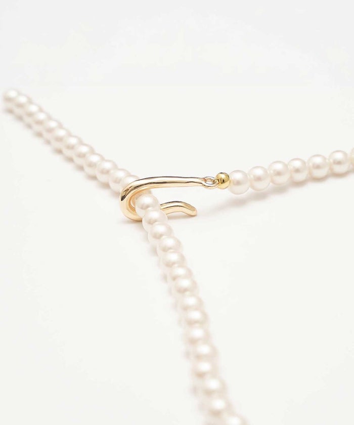 パール ラリエット 2way ネックレス Pearl Lariat 2way Necklace