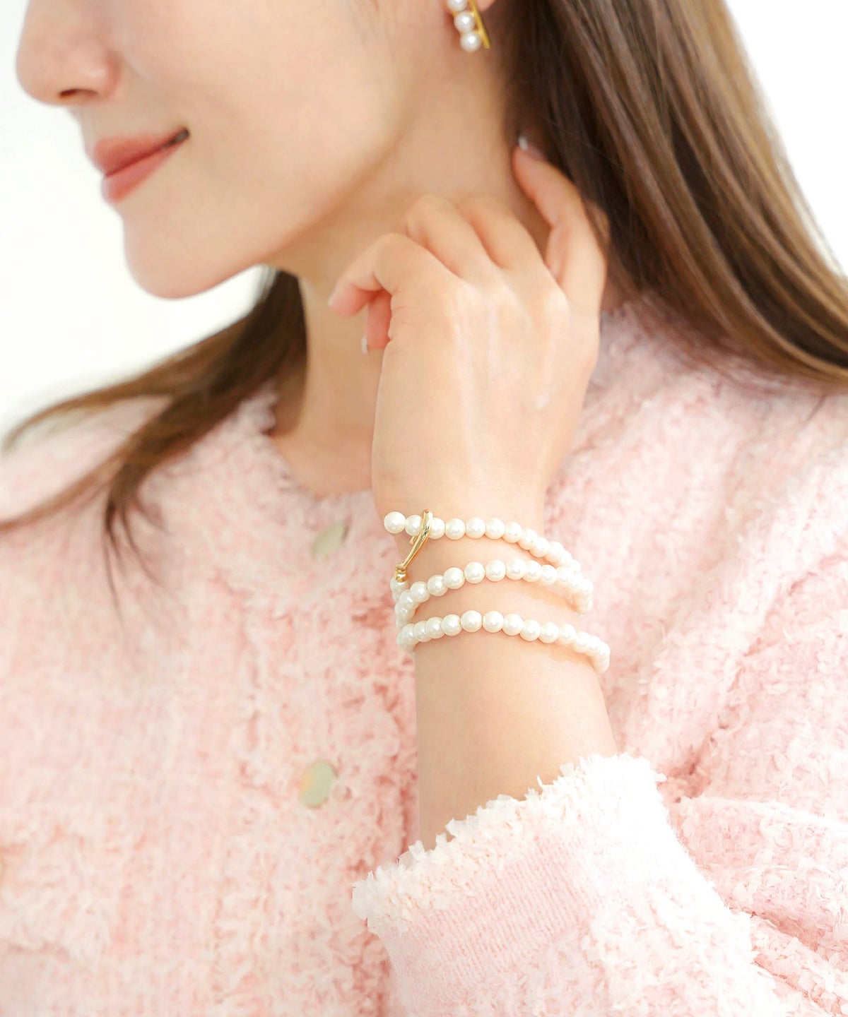 パール ラリエット 2way ネックレス Pearl Lariat 2way Necklace